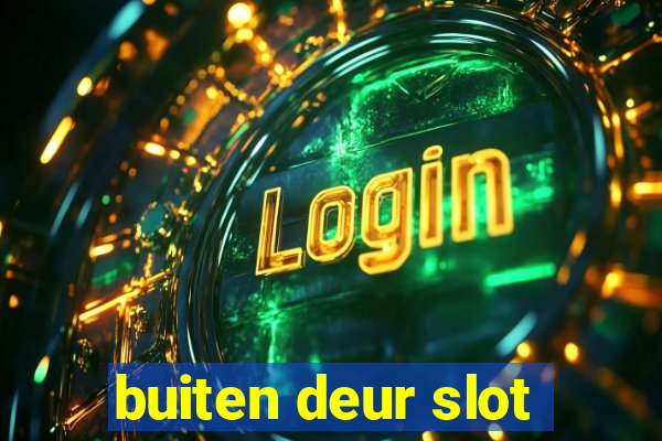 buiten deur slot