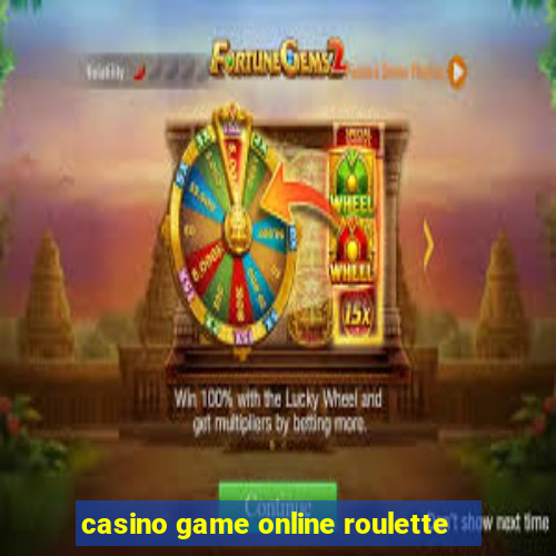 casino game online roulette