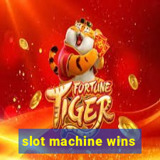 slot machine wins