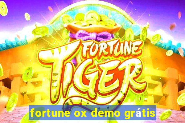 fortune ox demo grátis