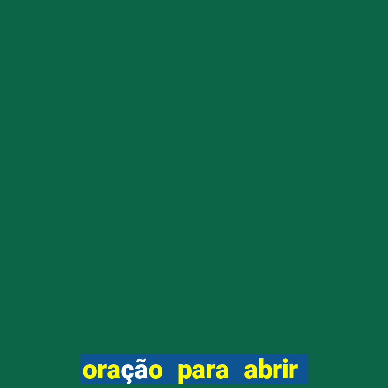 oração para abrir portas financeiras