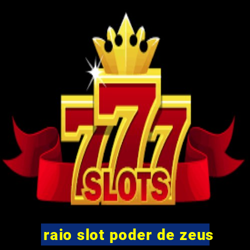 raio slot poder de zeus