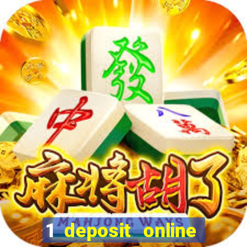 1 deposit online casino nz