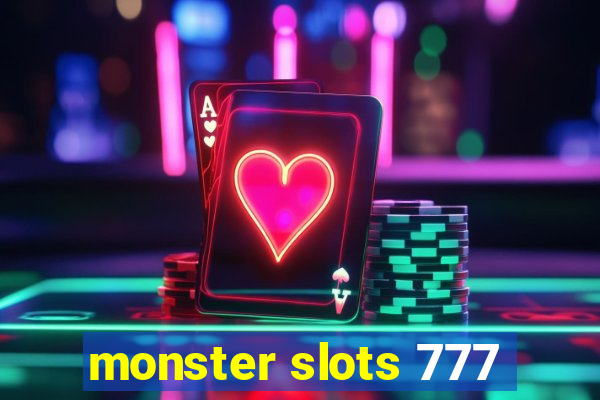 monster slots 777