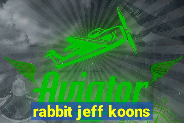 rabbit jeff koons