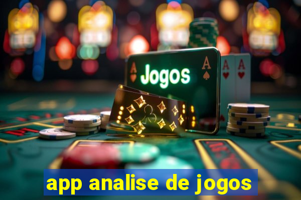 app analise de jogos