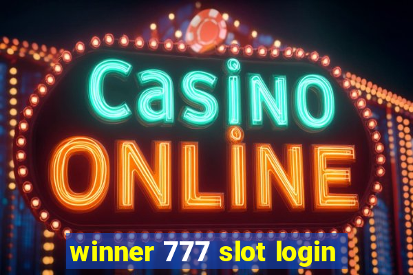 winner 777 slot login