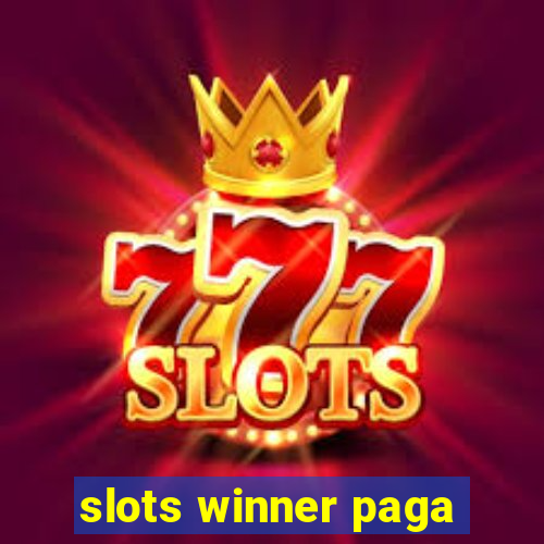 slots winner paga