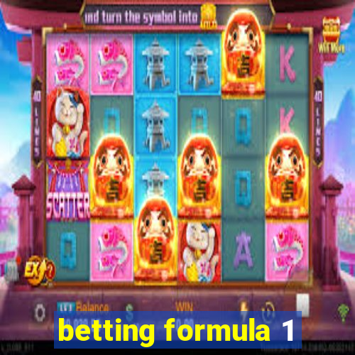 betting formula 1