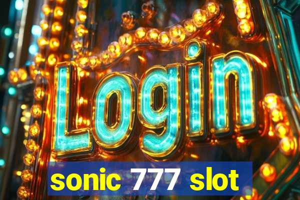 sonic 777 slot