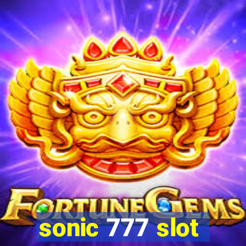 sonic 777 slot