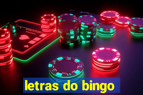 letras do bingo