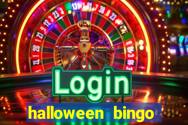 halloween bingo cards with numbers