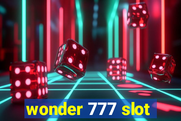 wonder 777 slot