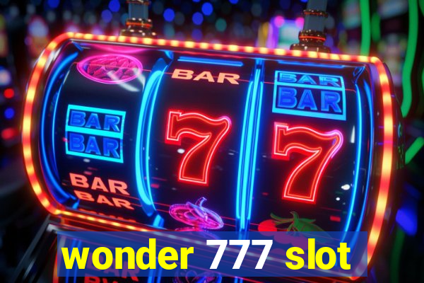 wonder 777 slot