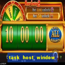 task host window que es