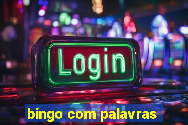 bingo com palavras