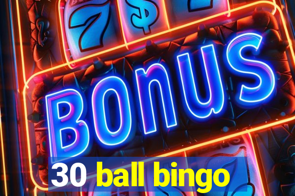 30 ball bingo