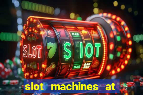 slot machines at mgm springfield