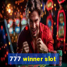 777 winner slot