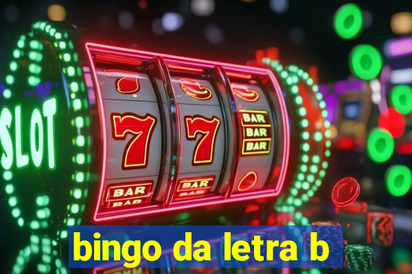 bingo da letra b