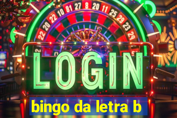 bingo da letra b