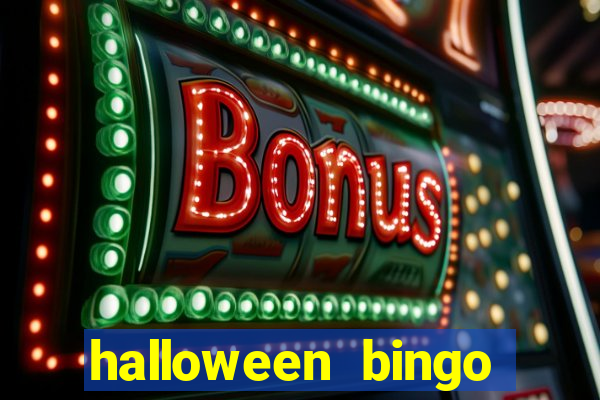 halloween bingo card maker