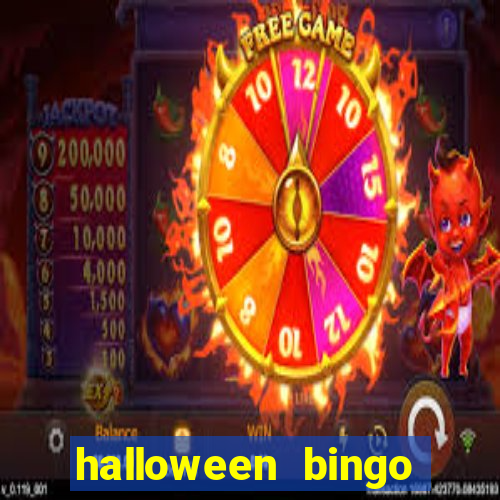 halloween bingo card maker