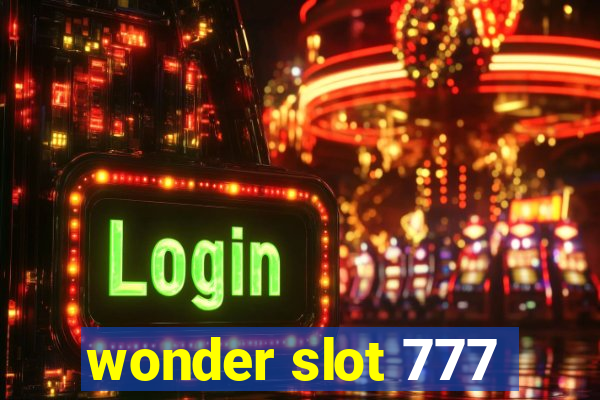 wonder slot 777