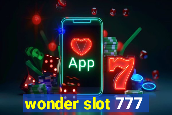 wonder slot 777