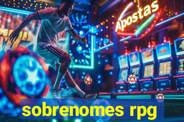 sobrenomes rpg