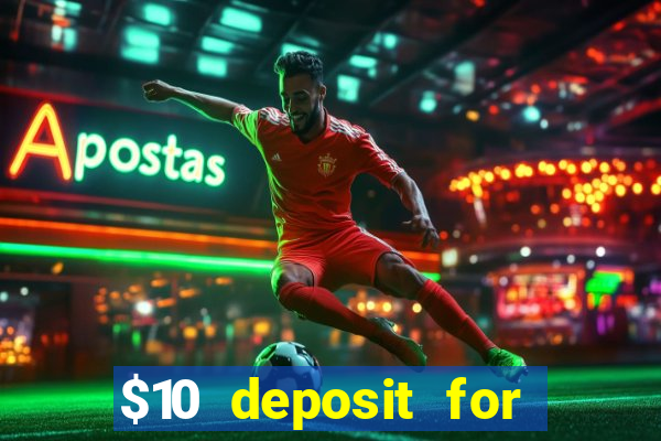 $10 deposit for crypto casino