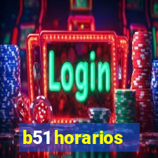 b51 horarios