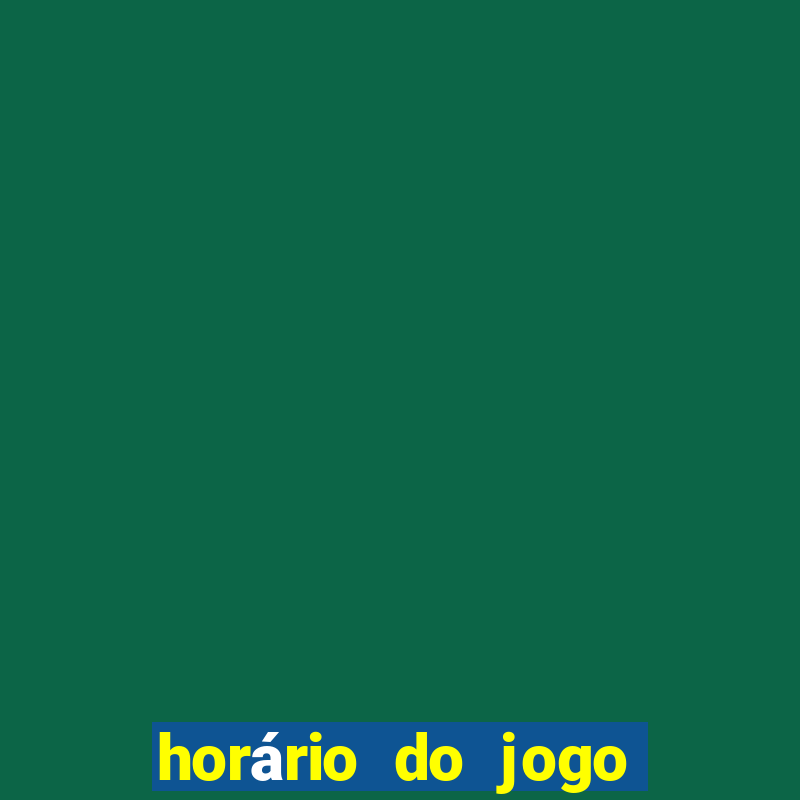 horário do jogo do internacional