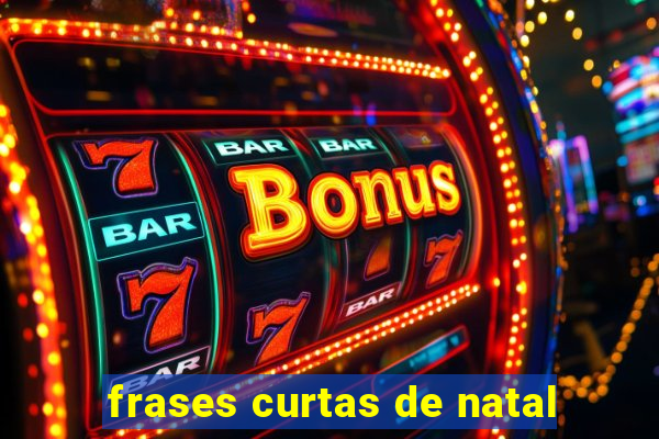 frases curtas de natal