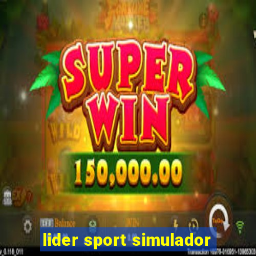 lider sport simulador