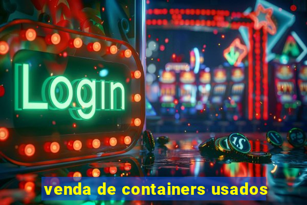 venda de containers usados