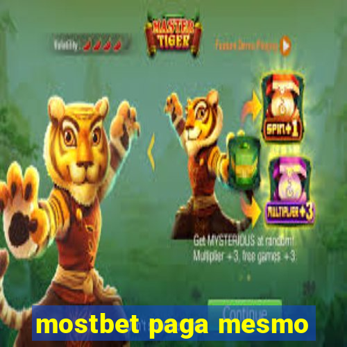 mostbet paga mesmo