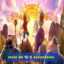 mais de 12.5 escanteios